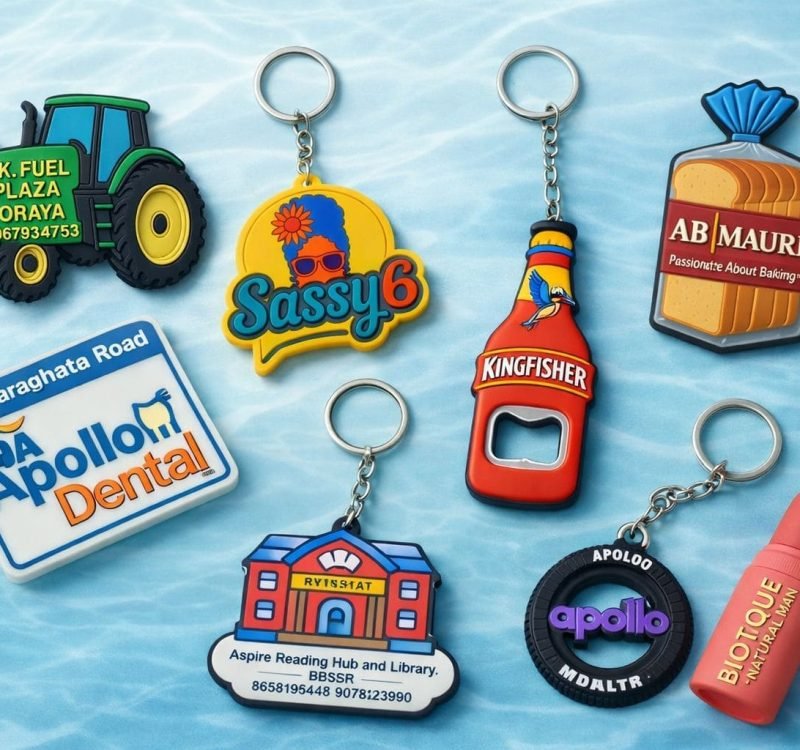 CUSTOMISED SILICONE KEYCHAINS